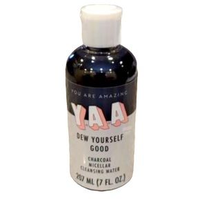 Y.a.a 'dew yourself good' charcoal micellar cleansing water